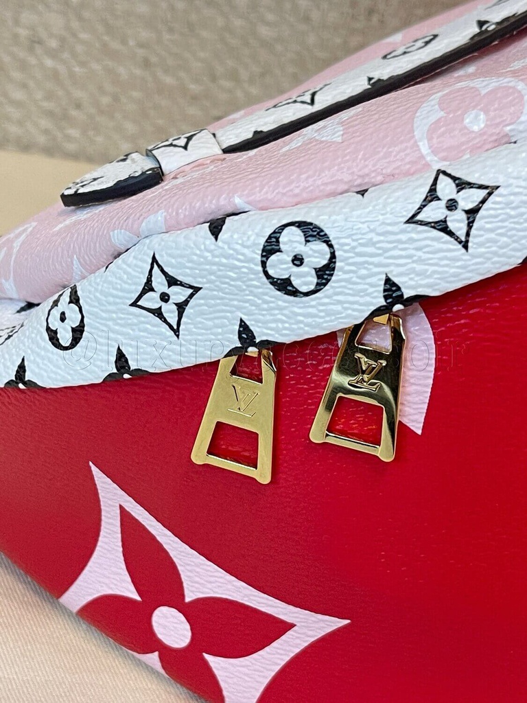 Red and pink louis vuitton bag online